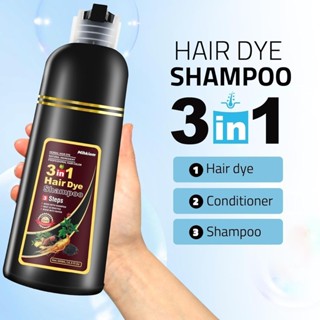 shampoo 3 Em 1 Para Cabelos Castanhos Homens E Mulheres , Preto Pele Fresca em Oferta na Shopee