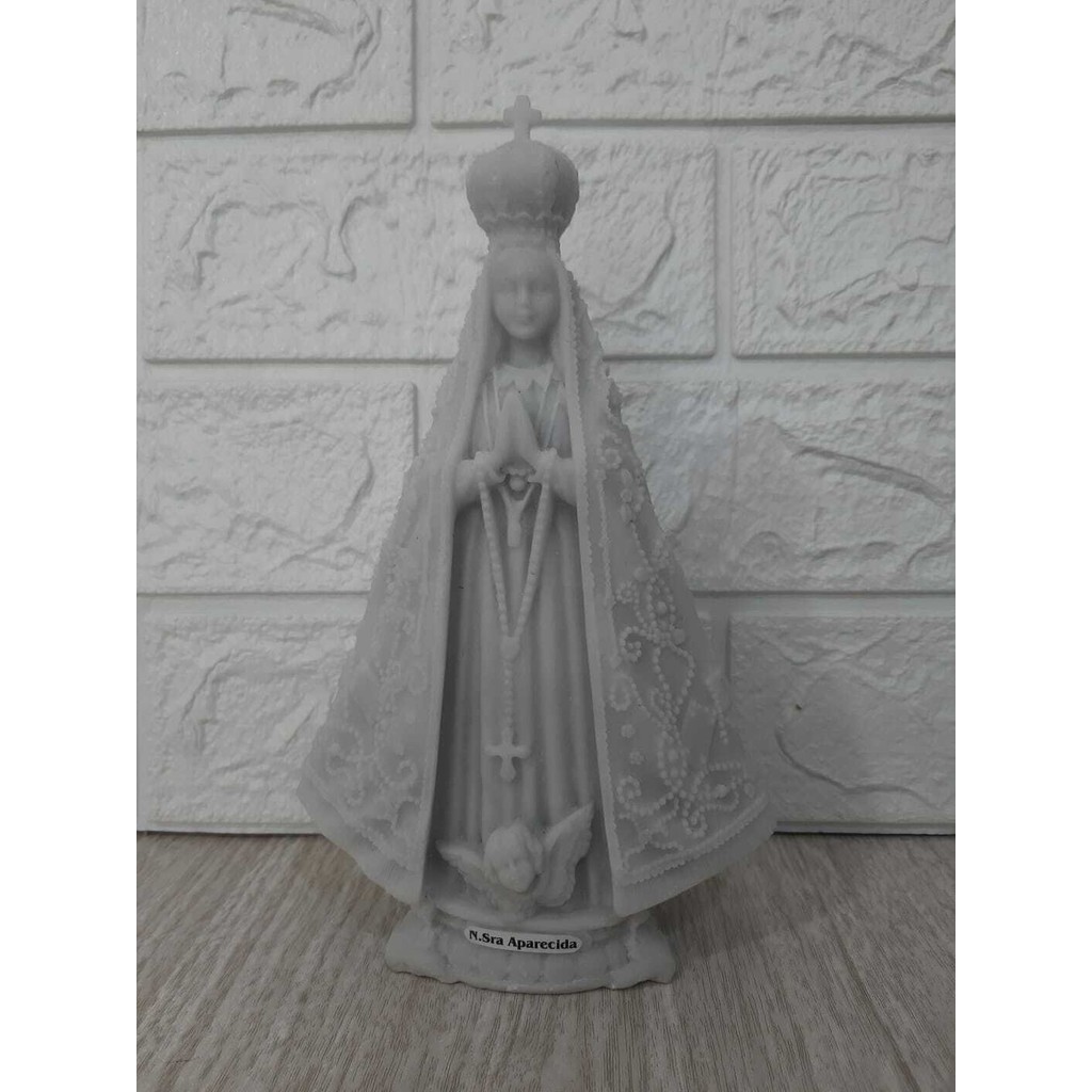 Imagem de Nossa Senhora Aparecida de 20cm em Mármore