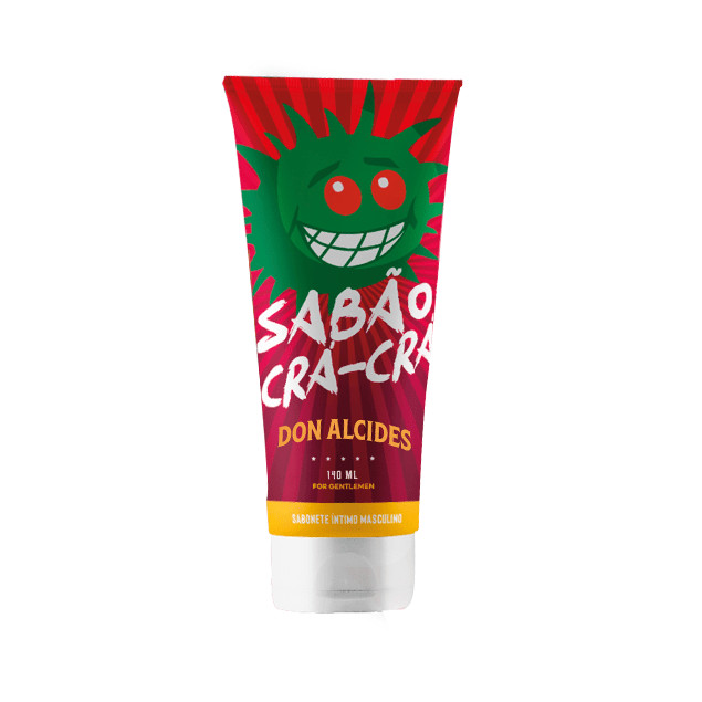 Sabonete Íntimo 140ml Sabão Crá Crá Don Alcides Mamonas Assassinas Masculino Vegano pH
