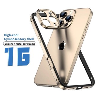 Capa De Telefone Com Moldura De Liga De Alumínio Desert Titanium De Alta Qualidade Para iPhone 16 Pro Max 15 Plus 14 13 em Oferta na Shopee
