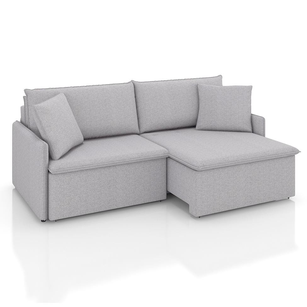 Sofá 3 Lugares Retrátil e Reclinável Stilo Linho Prata 194 cm em Oferta na Shopee