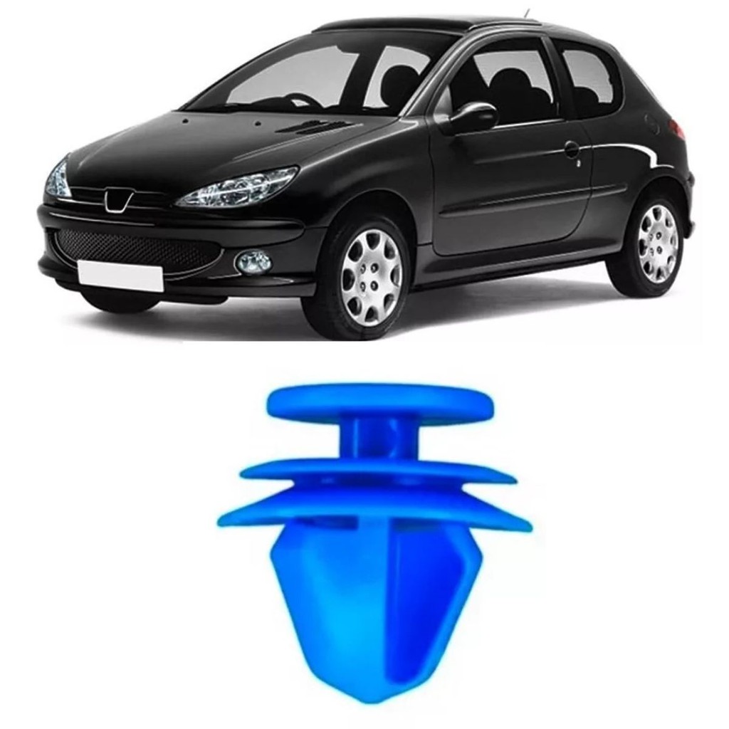 Bucha Grampo FIxação Forro Porta Peugeot 206 207 306 406