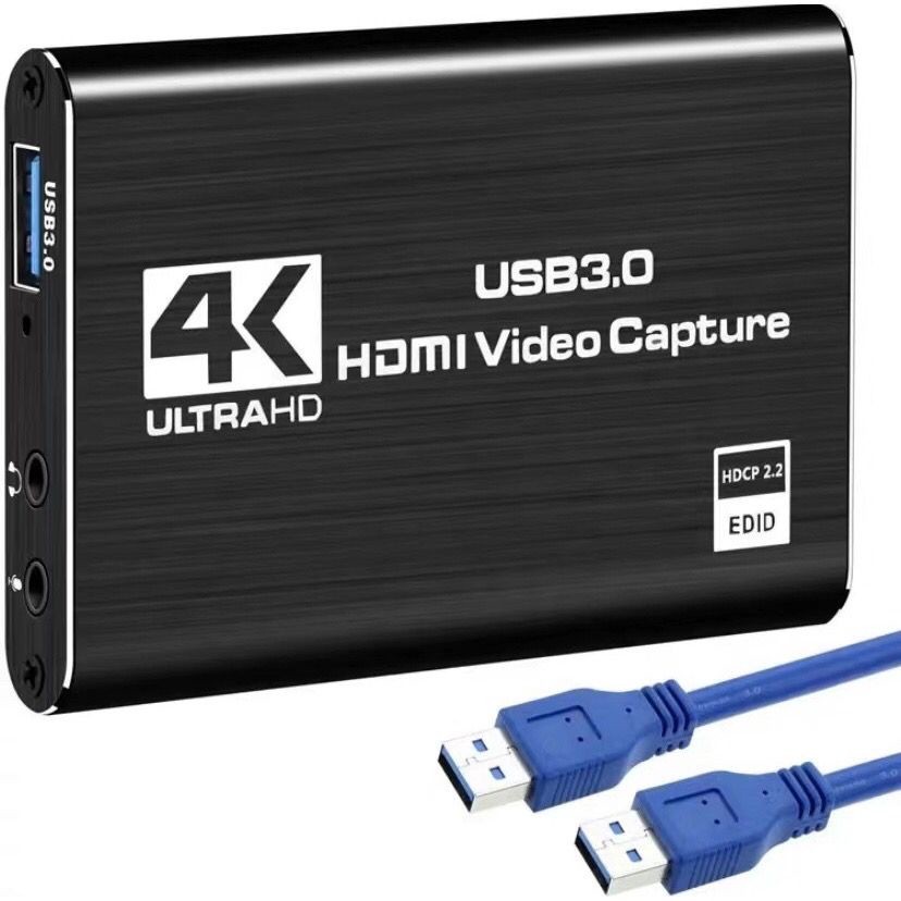 Placa Captura De Vídeo 4k 1080p 60fps Full Hd Usb 3.0 Hdmi em Oferta na Shopee
