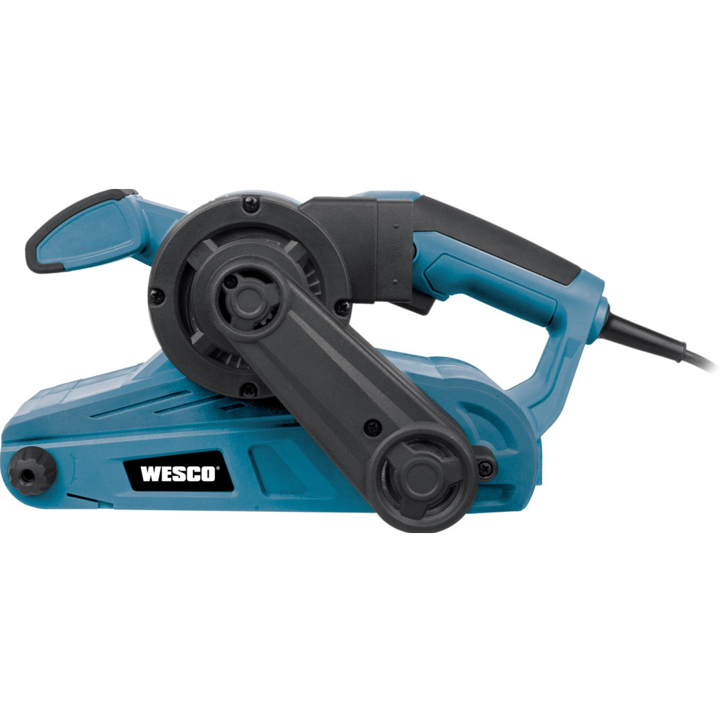 Lixadeira Cinta Elétrica 920W 127V Para Desbaste Rápido e Acabamento Profissional em Madeira - Wesco