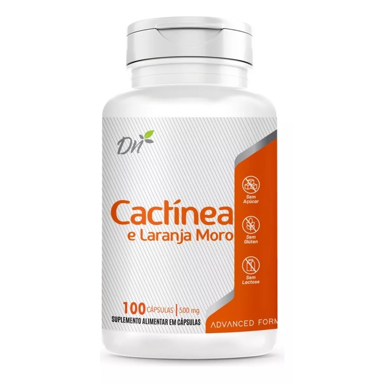 Cactinea com Laranja Moro 500mg 100 Cápsulas Denature