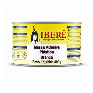 Massa Plástica Branca 400g - IBERÊ em Oferta na Shopee
