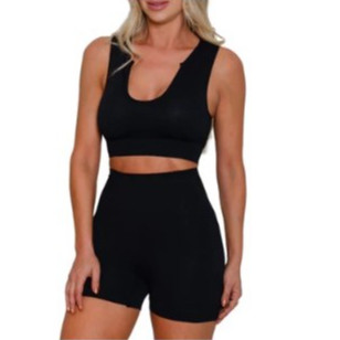Conjunto Yoga Cropped Regata Short Fitness O MAIS BARATO !