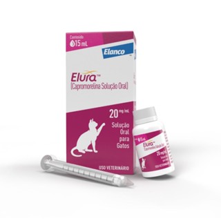 Elura 20mg/mL – Solução Oral para Gatos Frasco 15mL Elanco em Oferta na Shopee