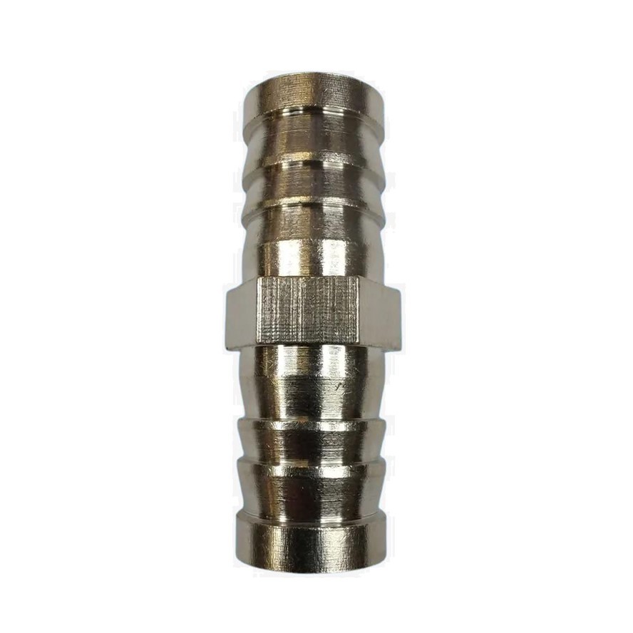 Conexão Espiga Dupla/Emenda Para Mangueira De 16mm Em Latão