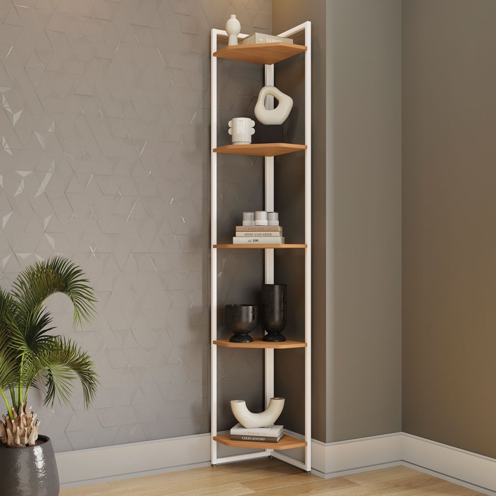Estante para Livros Annecy 5 Prateleiras - Kappesberg - Home & Living