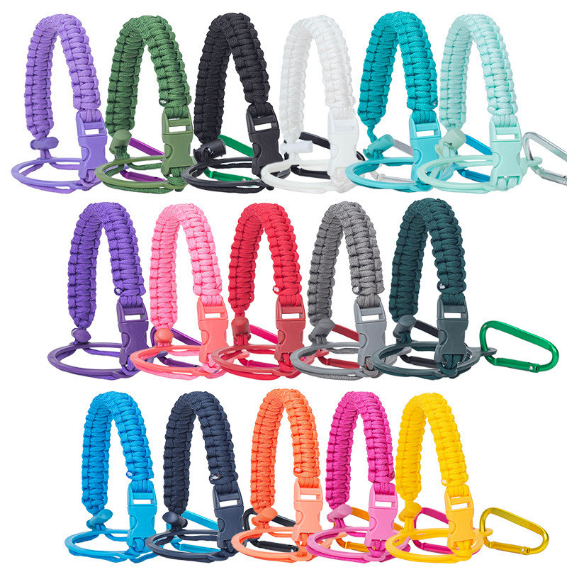 Suporte para alça de garrafa térmica tamanho universal de 12 a 64 onças de mão multifuncional Corda em Oferta na Shopee