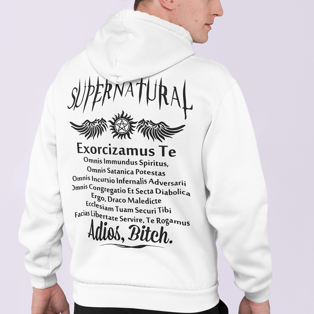 Blusa De Frio Série Sobrenatural Dean Whinchester Sam Supernatural Casaco Unissex Algodão Premium