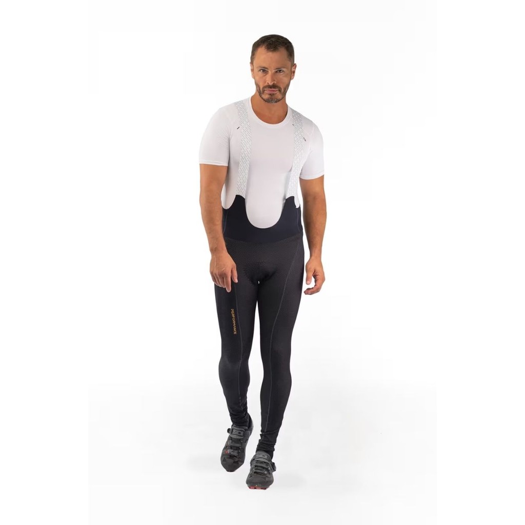 Calça bretelle ciclismo masculino Free Force Performance Gel original