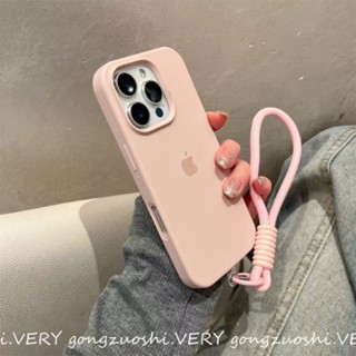 Capa De Telefone De silicone Líquido Com Corda Suspensa , Adequada Para iPhone 11 12 13 14 15 16 Pro Max 8 7 Plus X XS X em Oferta na Shopee