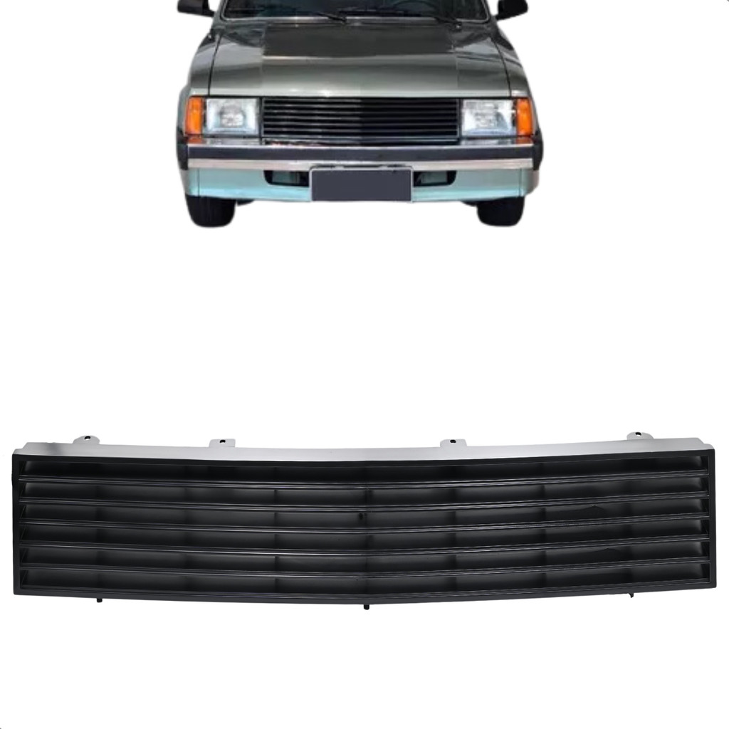 Grade Dianteira Radiador Chevette 1983 1984 1985 1986 Preta