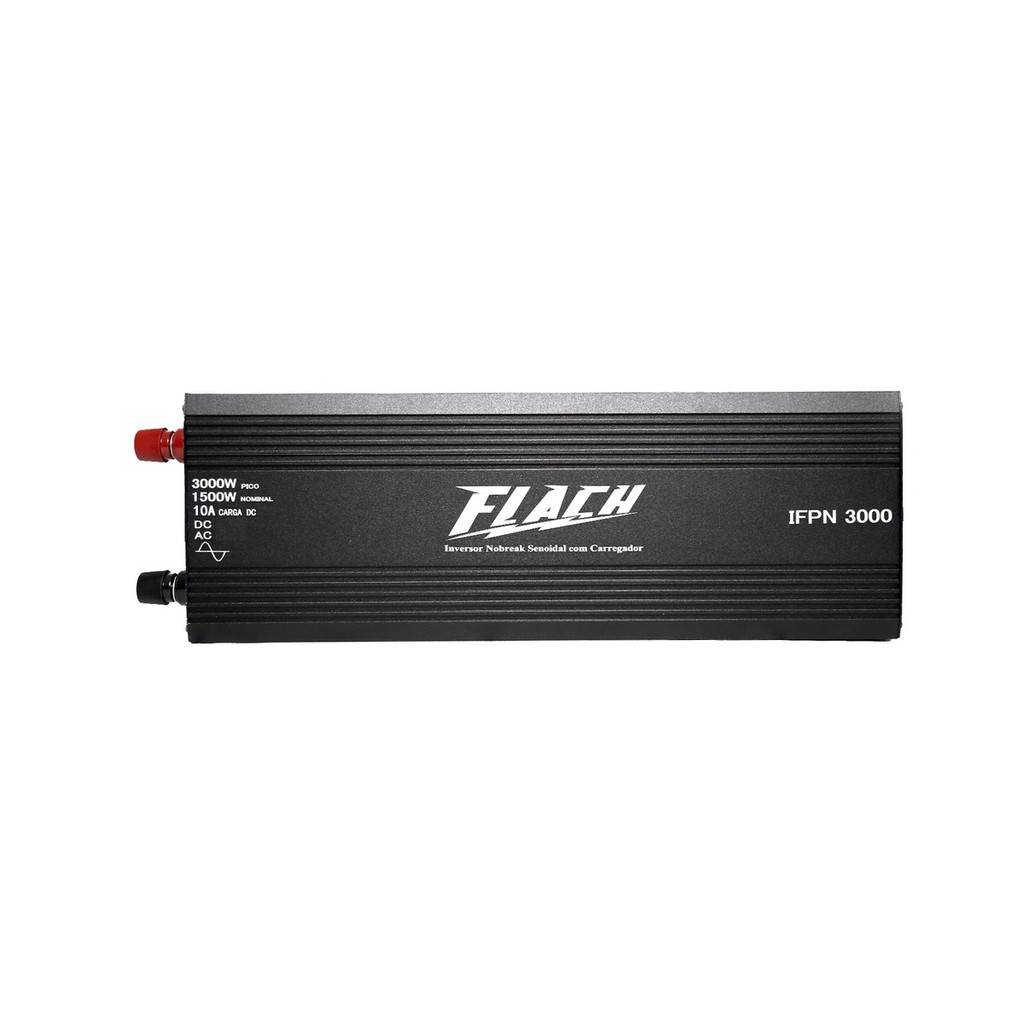 Inversor Tensão, Nobreak + Carregador Bateria 12v/127v 3000w de Pico Flach Ifpn3000-3