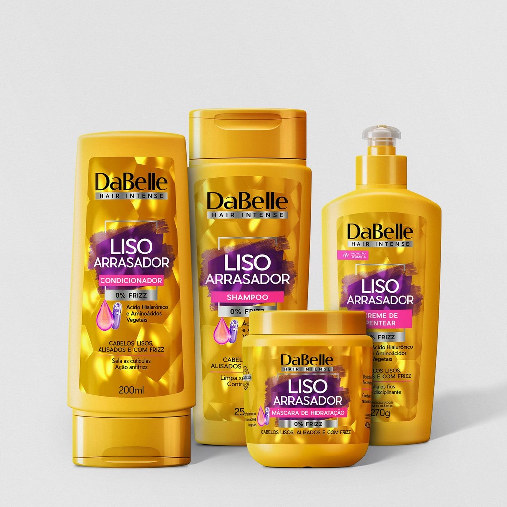 DaBelle Kit Essencial 4 Produtos - Liso Arrasador