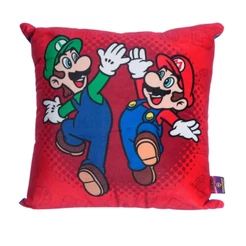 Almofada Mario e Luigi Super Mario 40x40cm Zona Criativa - 10065284