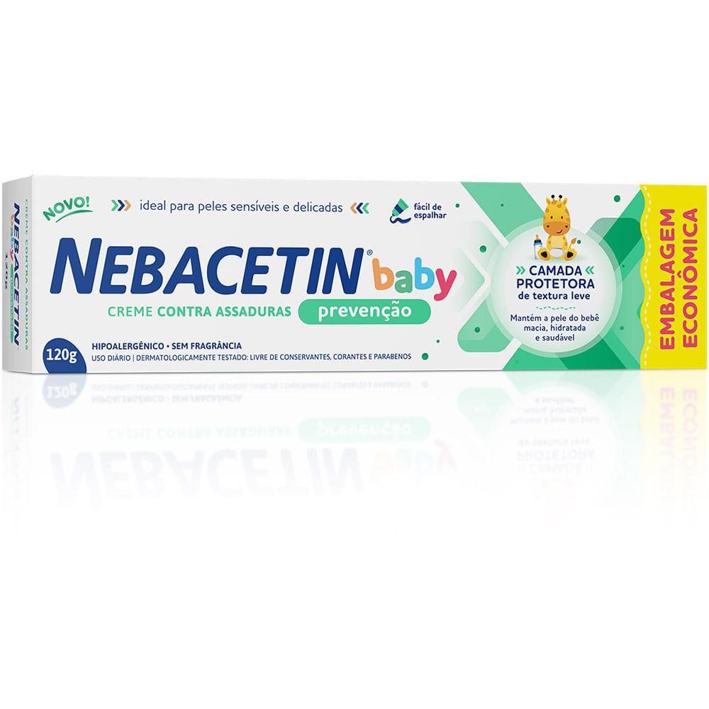 Nebacetin Baby Prevenção 120G em Oferta na Shopee