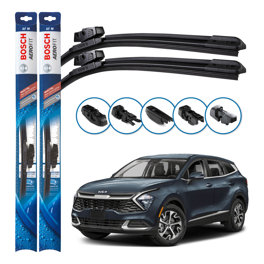 Par de Palhetas Limpador Parabrisa Multiclip Original Bosch Kia Sportage 2022 A 2024 em Oferta na Shopee