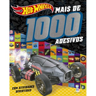 Livro Adesivos Hot Wheels - Mais de 1000 adesivos em Oferta na Shopee