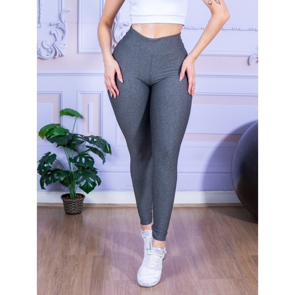 Calça Legging PREMIUM Feminina Preta Grossa Dia A Dia Valor De Atacado Envio 24h