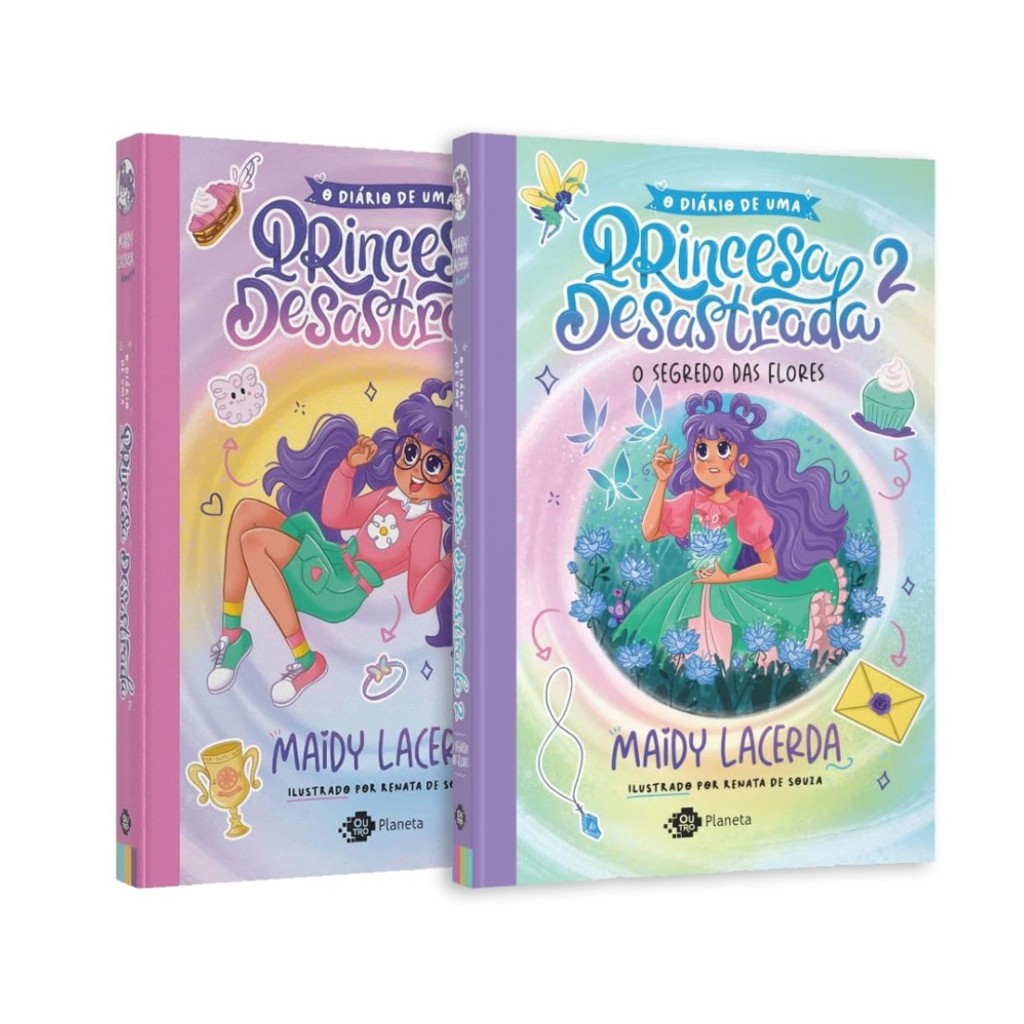 O Diário De Uma Princesa Desastrada: Volume 1 + Volume 2 - Maidy Lacerda - Livros Físicos