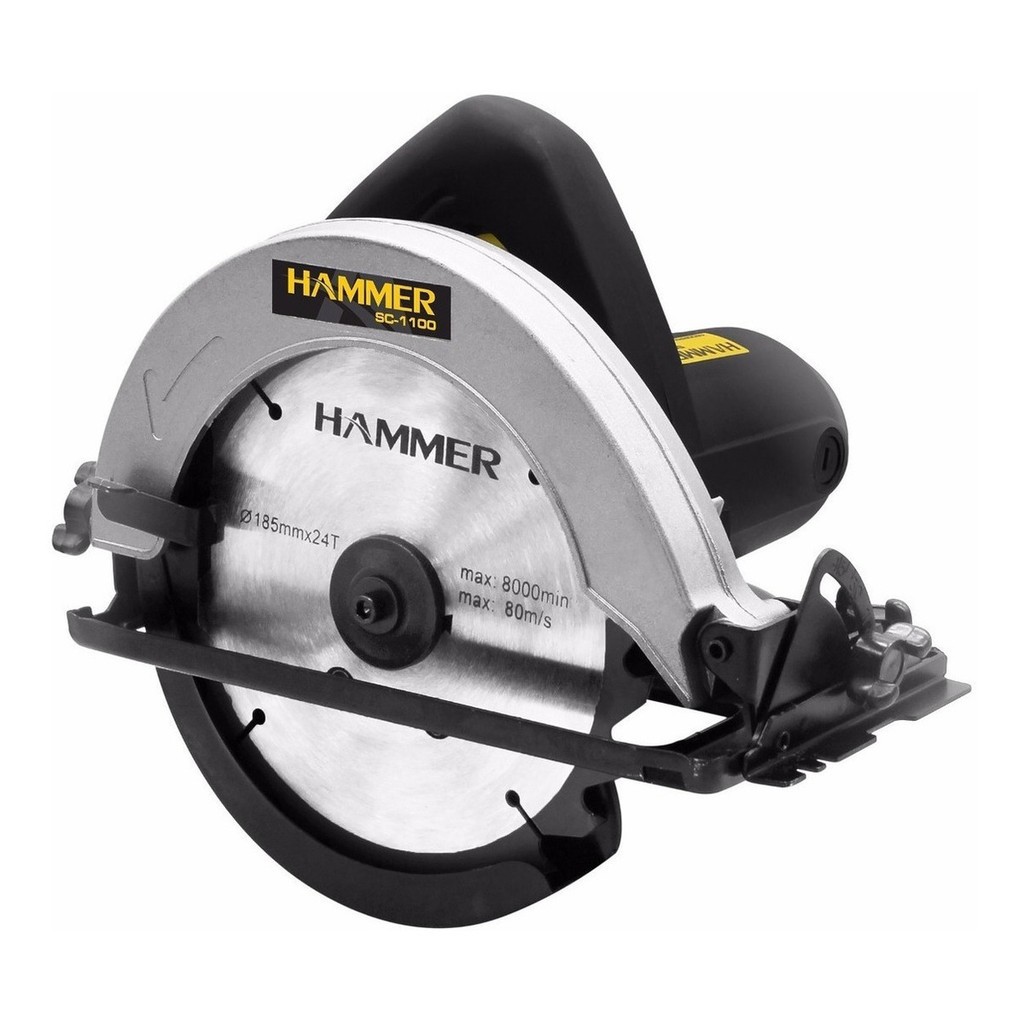 Serra Circular Para Madeira 7.1/4pol. 1100w Gysc1100 Hammer