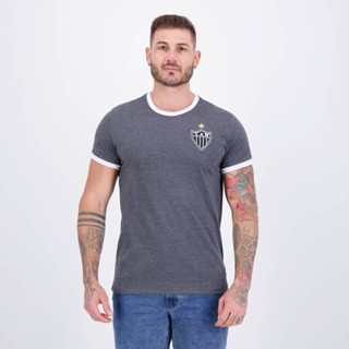 Camisa Atlético Mineiro Bucolic Cinza Mescla em Oferta na Shopee