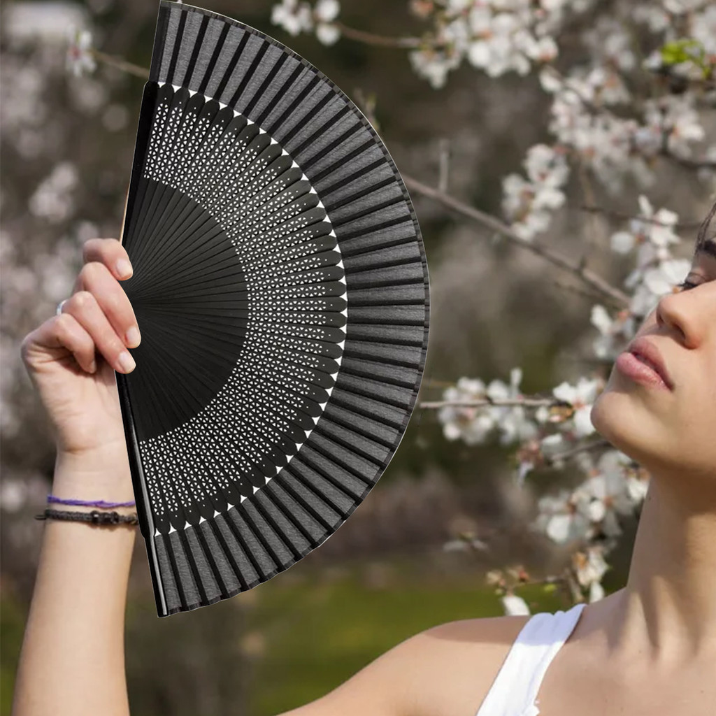 1 Conjunto De Leque Dobrável De Seda Vintage Chinês Japonês Arte Artesanato Presentes Decorações Para Casa De Mão De Dan