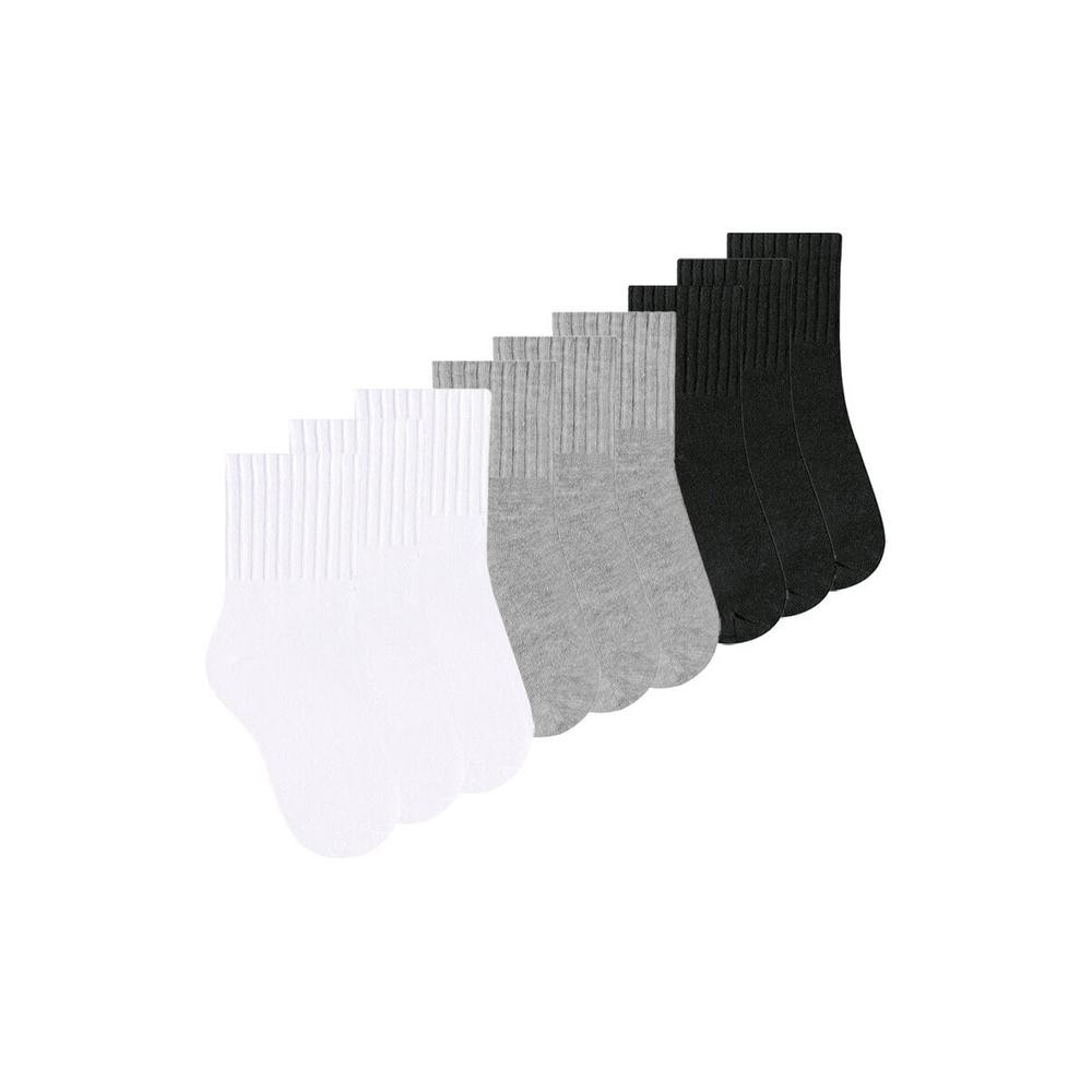 Kit 9 Pares de Meias Infantil Cano Médio Selene 2370-001 em Oferta na Shopee