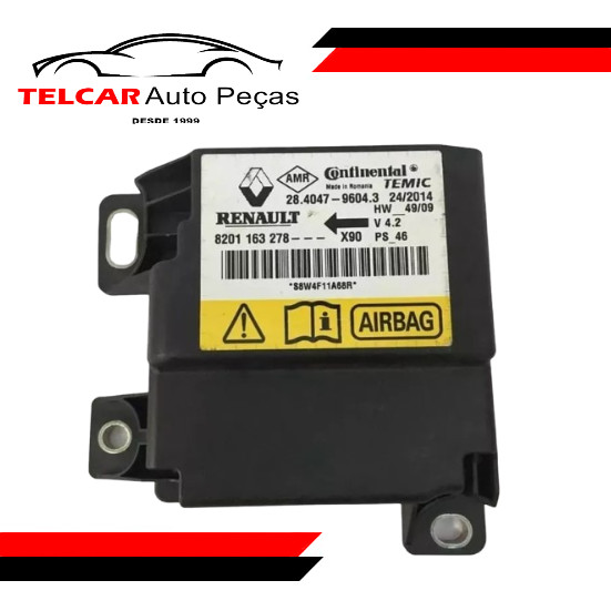 8201163278 - Modulo Airbag Renault Sandero Logan