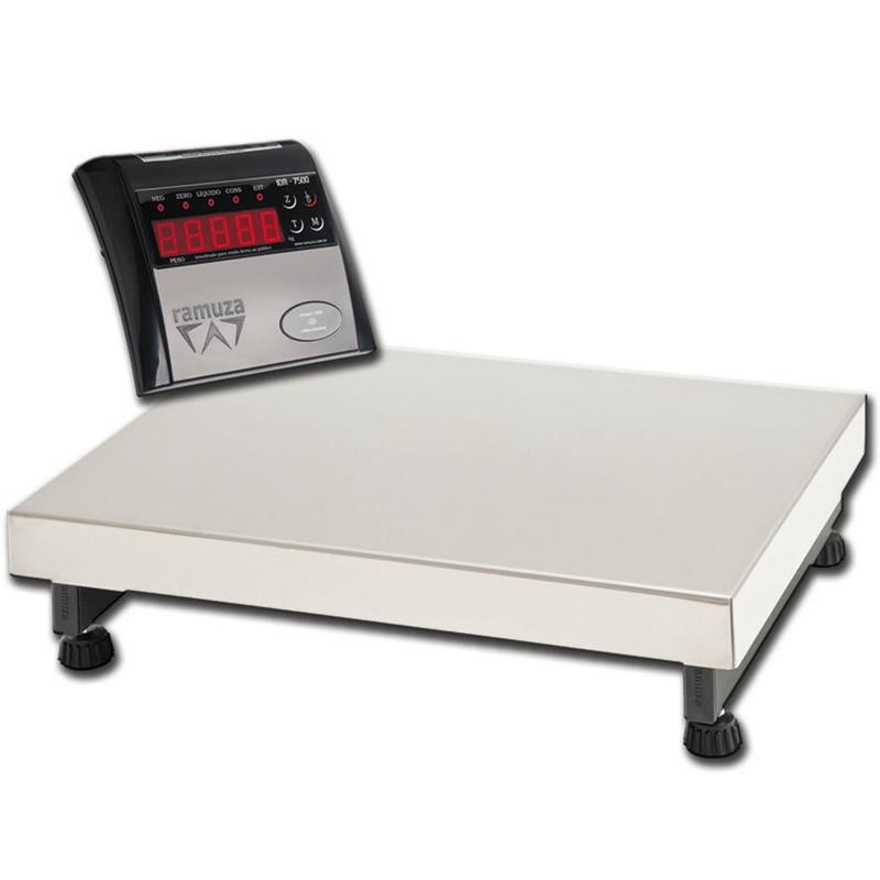 Balança Eletrônica 300Kg Ramuza C/Bandeja Inox em Oferta na Shopee