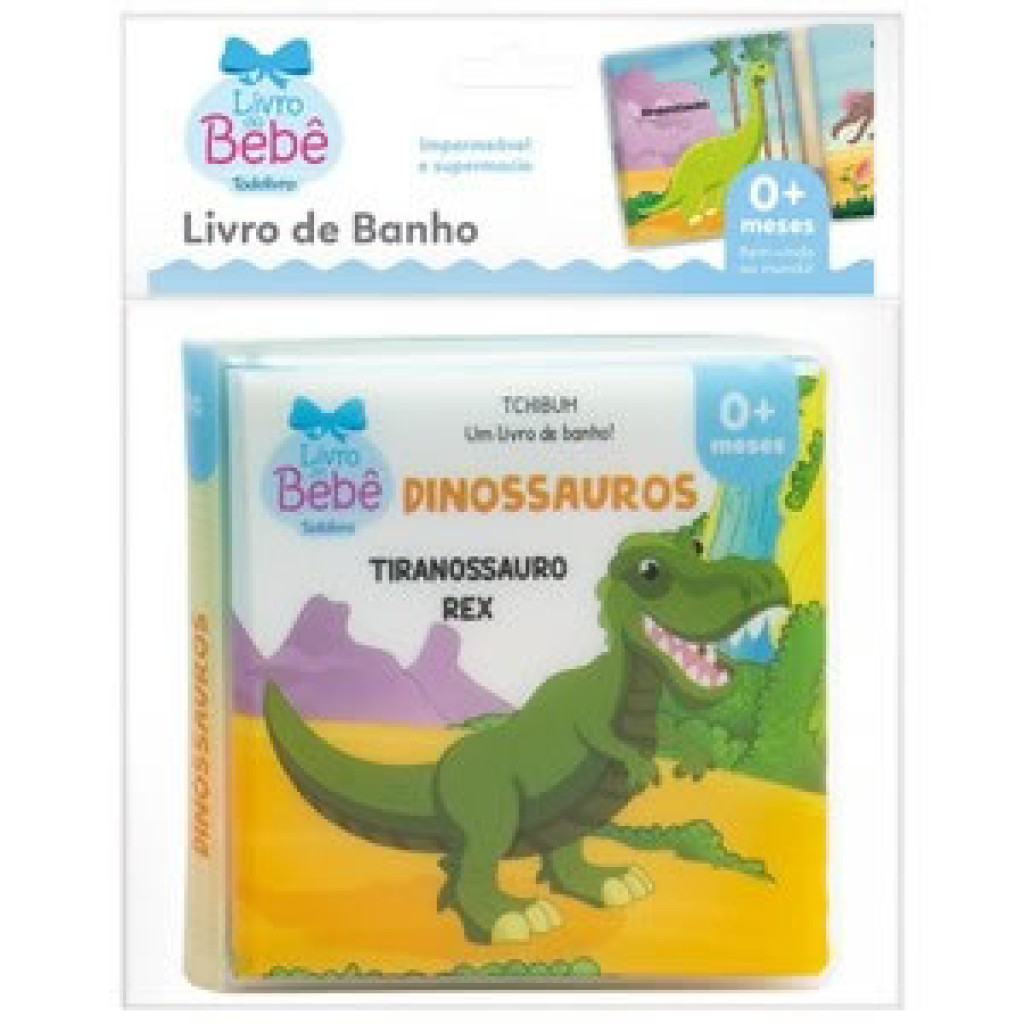 TCHIBUM – UM LIVRO DE BANHO! DINOSSAUROS em Oferta na Shopee