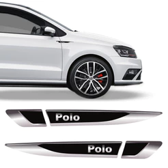 Emblema Resinado Aplique Lateral Polo Inclinado Decorativo