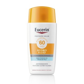 Eucerin Sun Hydro Fluid FPS 60 Fluido Facial Ultra Leve 50ml em Oferta na Shopee