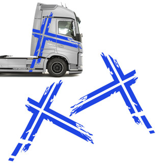 Faixa Caminhão Volvo Suecia FH Performance Adesivo Azul em Oferta na Shopee