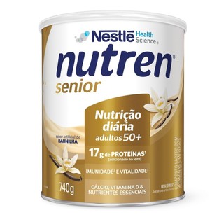 Nutren Senior Complemento Alimentar Baunilha 740g em Oferta na Shopee