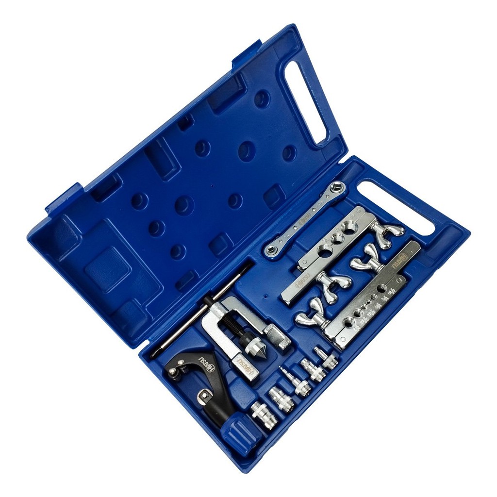 Flangeador de Tubos 45° Kit 1/8 X 3/4 com Alargador Cortador HIATSU CT-278 Único