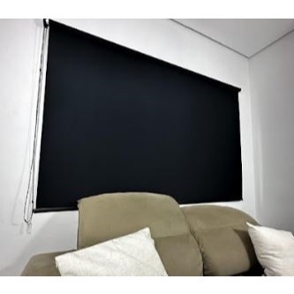 Cortina Persiana Rolo Blackout 100% - Largura 0,70x1,20 Altura