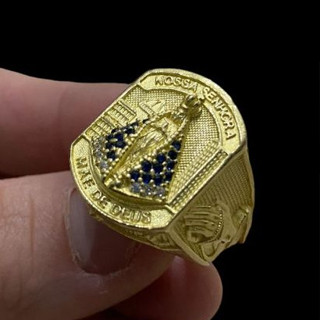 ANEL DEDEIRA NOSSA SENHORA MÃE DE DEUS AJUSTÁVEL - 100% MOEDA ANTIGA em Oferta na Shopee