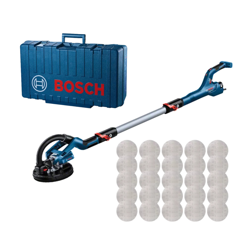 LIXADEIRA DE PAREDE GTR 550 127V C/ MALETA BOSCH E C/ 25 LIXAS GR120 SIANET