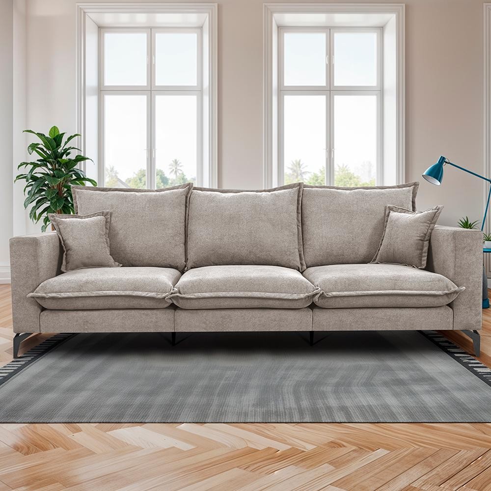 Sofá 3 Lugares Modular Boma. 2,40m Boucle Sofá inBox