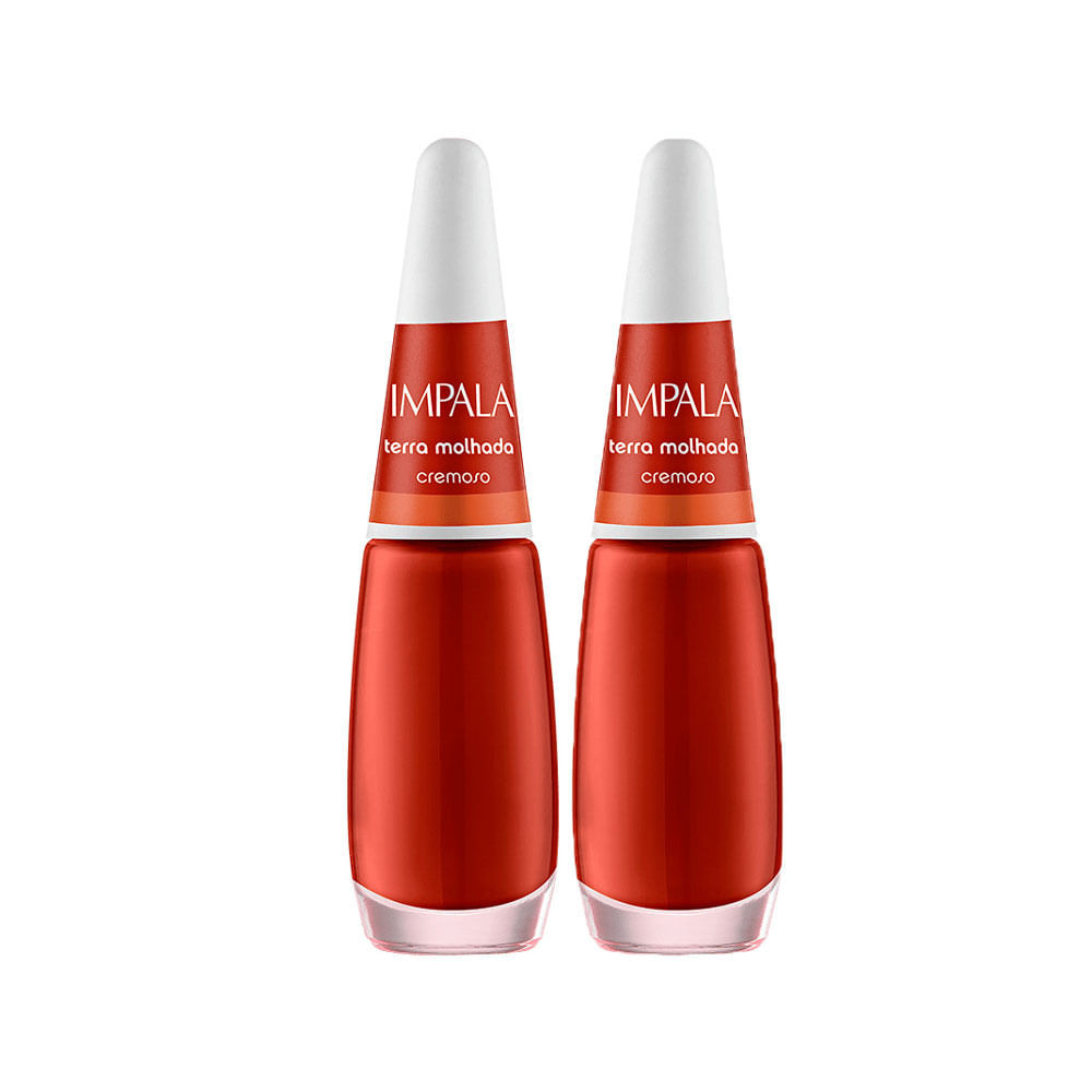 Kit 2 Esmalte Impala Terra Molhada em Oferta na Shopee