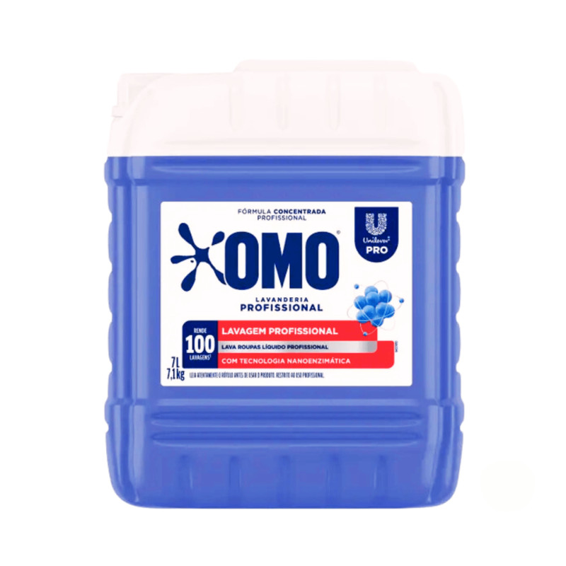 Sabão Líquido Omo Lavanderia profissional 7 Litros