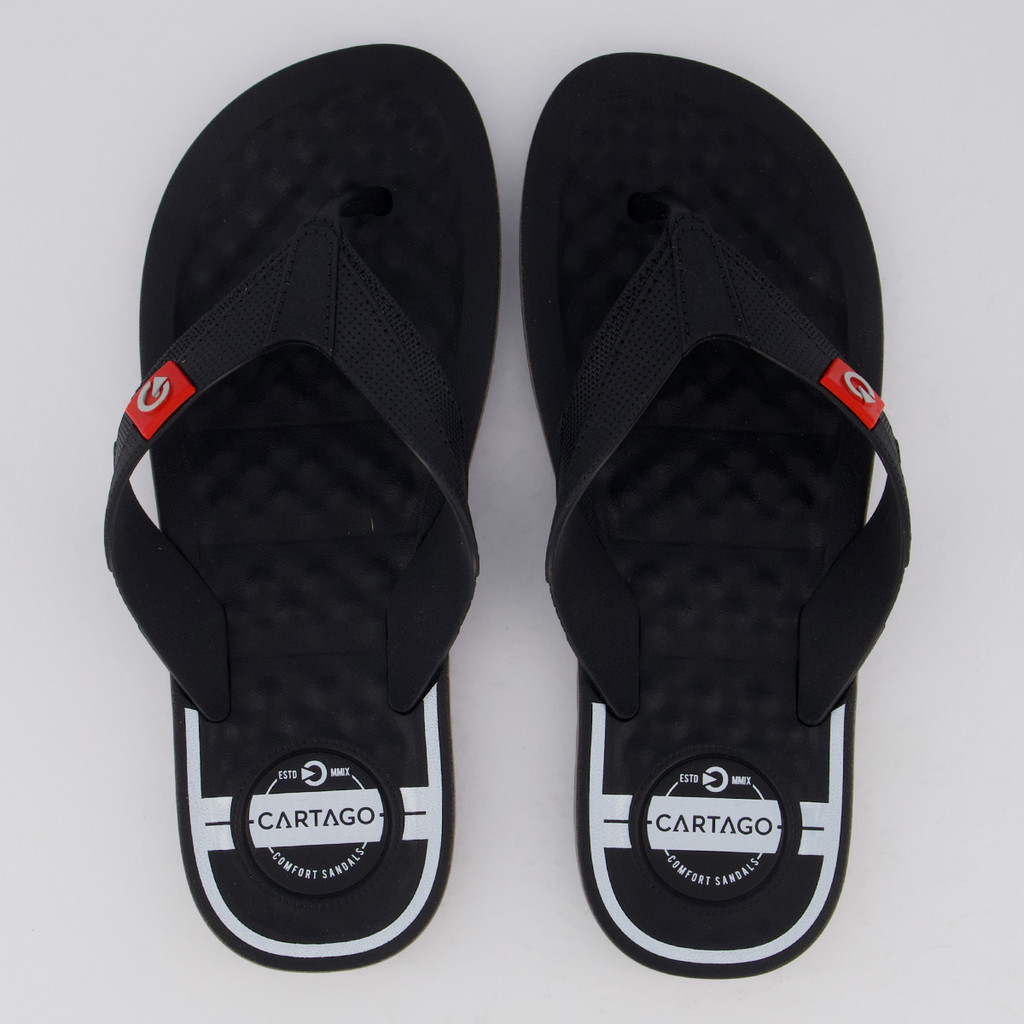 Chinelo Cartago Arizona II Preto e Cinza em Oferta na Shopee