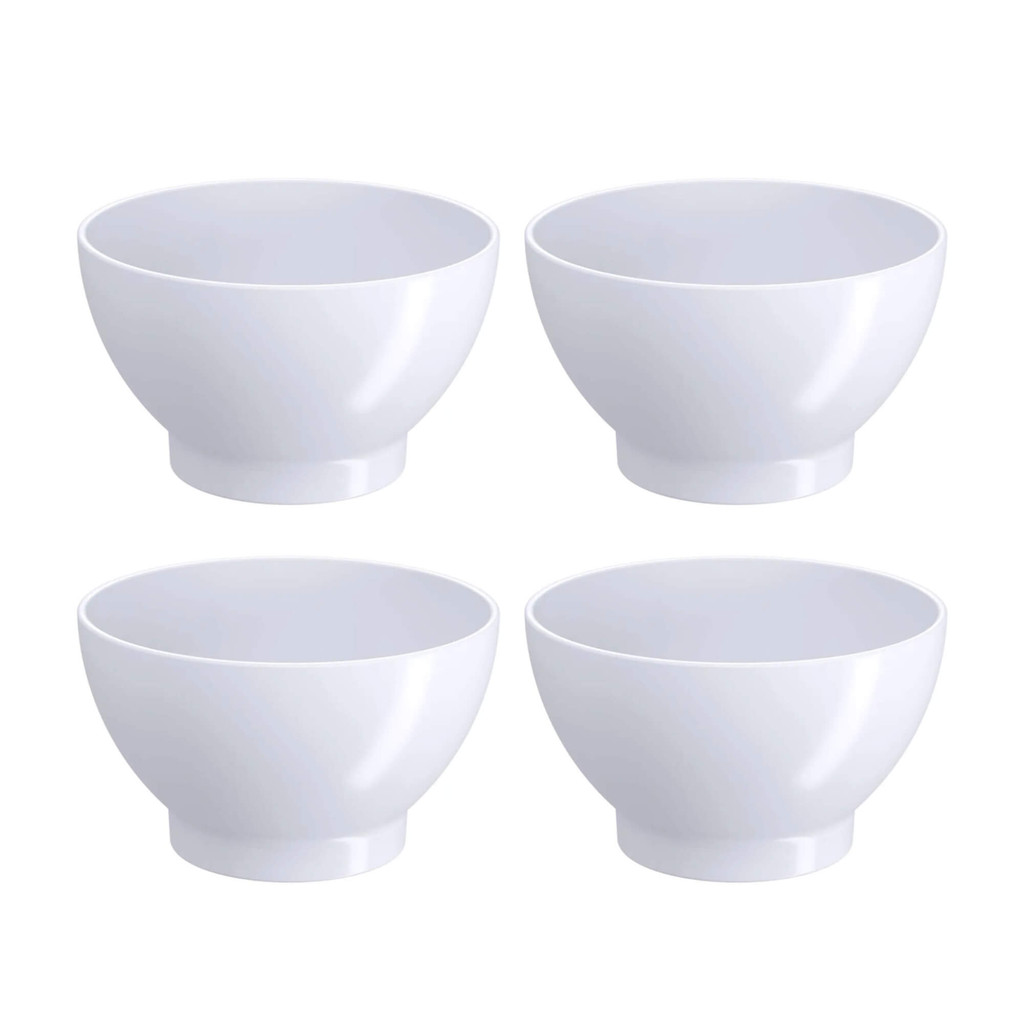 Kit com 4 Cumbucas Cozy 500ml Branca Brinox - 10117/0007 em Oferta na Shopee