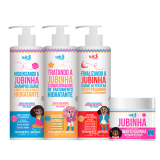 Kit Widi Care Jubinha Shampoo, Condicionador, Creme Pesadinho e Manteiguinha em Oferta na Shopee