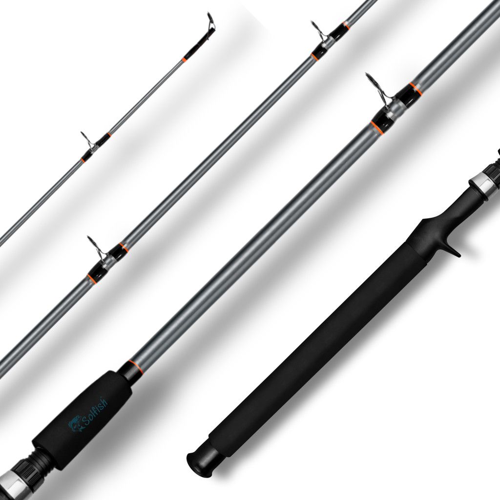 Vara Barata Para Carretilha Voxxi V400 2,10m 40lbs 2 Partes Tubular Pesqueiro Saint Tamba Pirarara