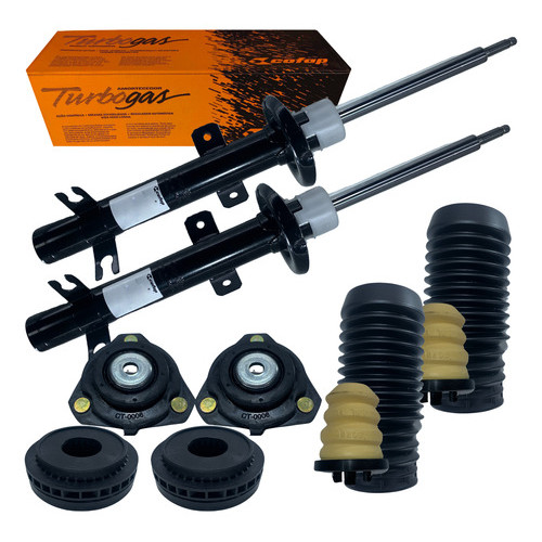Par Amortecedor Dianteiro Cofap + Kit Ecosport Manual 2003 2004 2005 2006 2007 2008 2009 2010 A 2012
